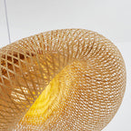 Bamboo Pendant Light | Handmade Hanging Lamp for Dining Room