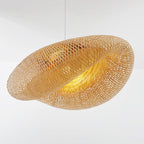 Bamboo Pendant Light | Handmade Hanging Lamp for Dining Room