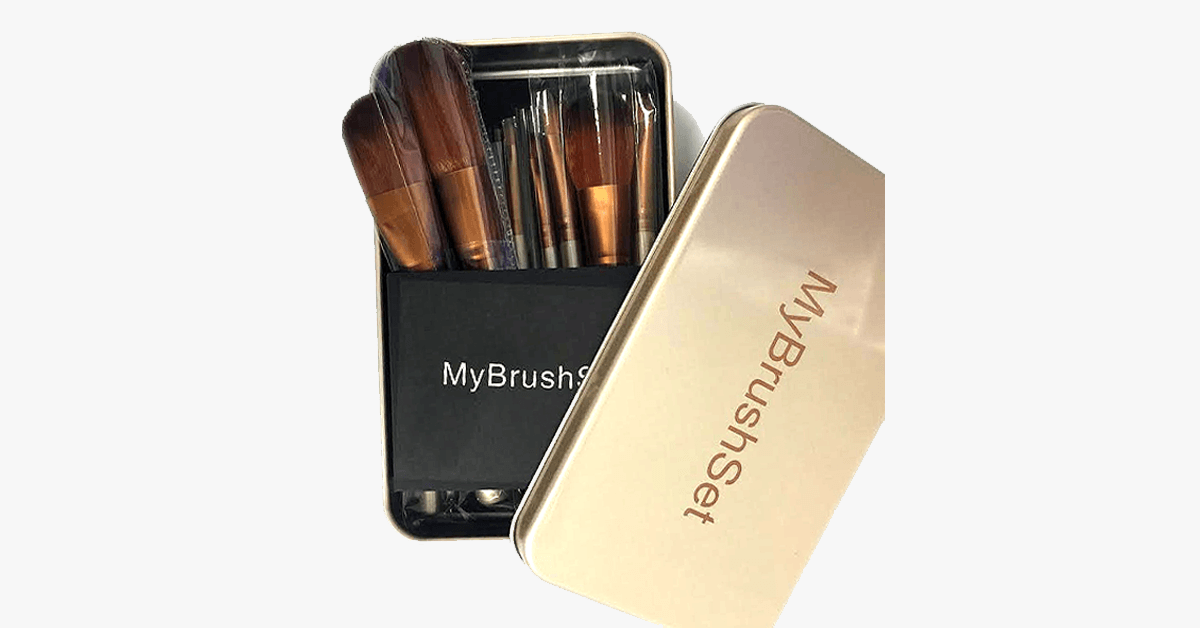 Premium Makeup Brush - Set with 12 - Ideal for a Complete Makeover