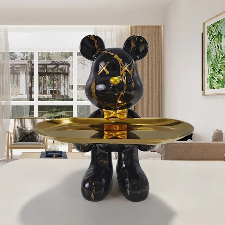 Bear Figurine With Drawer | Decorative Storage 20 cm