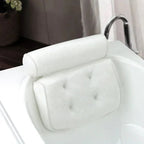 Ergonomic bath cushion for neck & head support in the bath