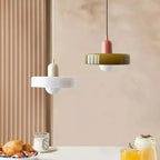 Bauhaus Colored Glass Pendant Light