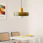 Bauhaus Colored Glass Pendant Light