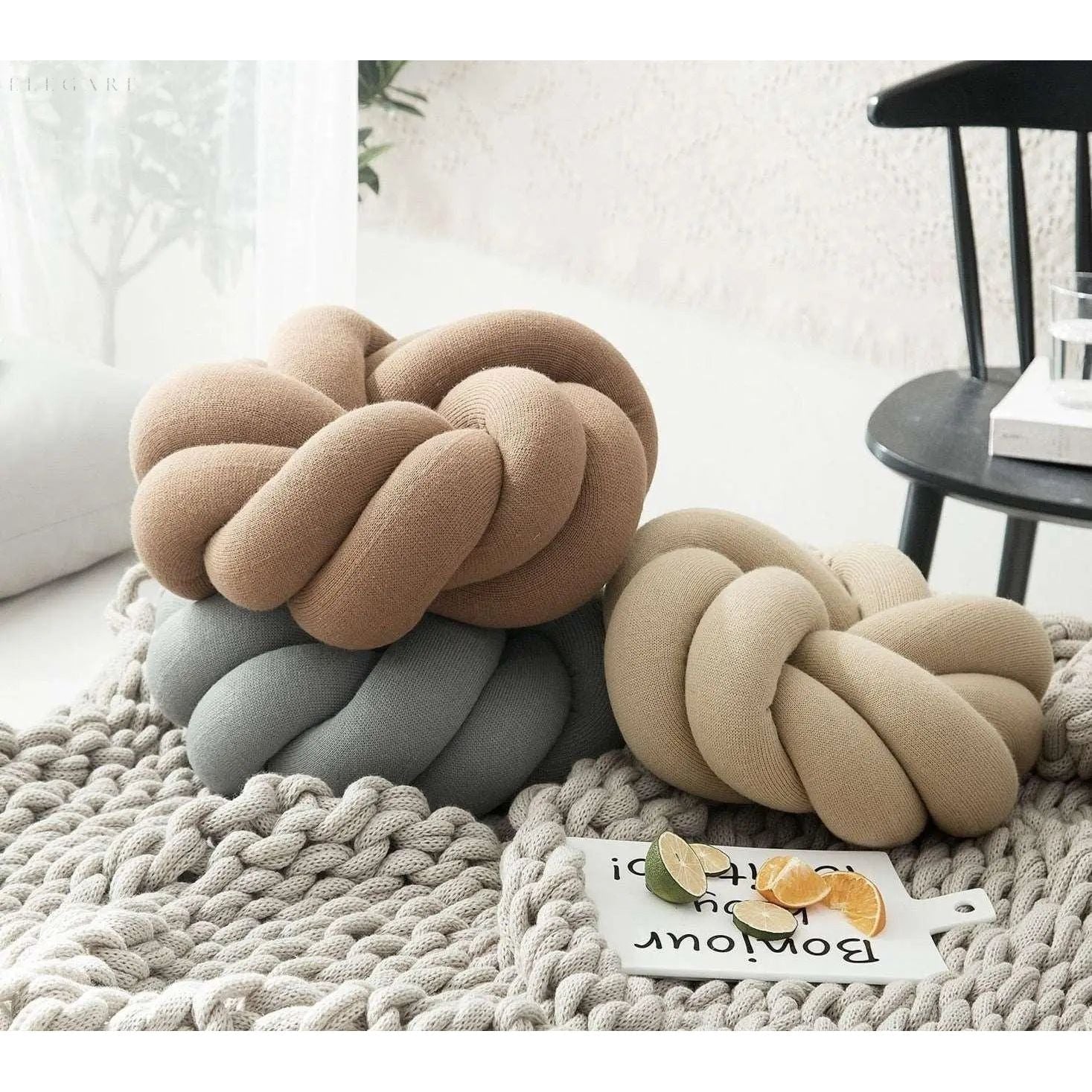 Cotton Knot Cushion | Stylish Decorative Cushion