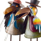 ChirpStream | Toucan Bird Water Fountain – Playful Outdoor Garden Decoration with Flowing Water