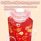 Illuminated Bubble Machine for Magical Moments