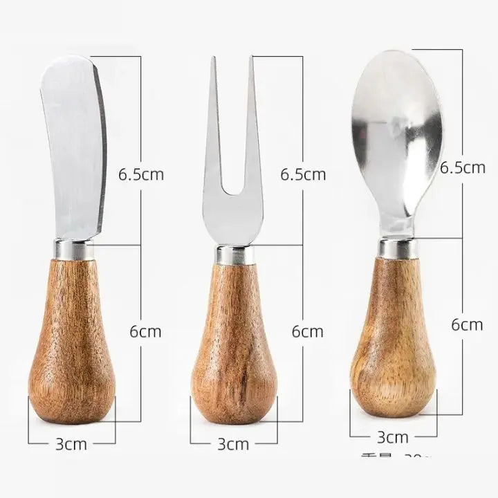 Cutlery set made of stainless steel in handy size – fork, spoon, and knife