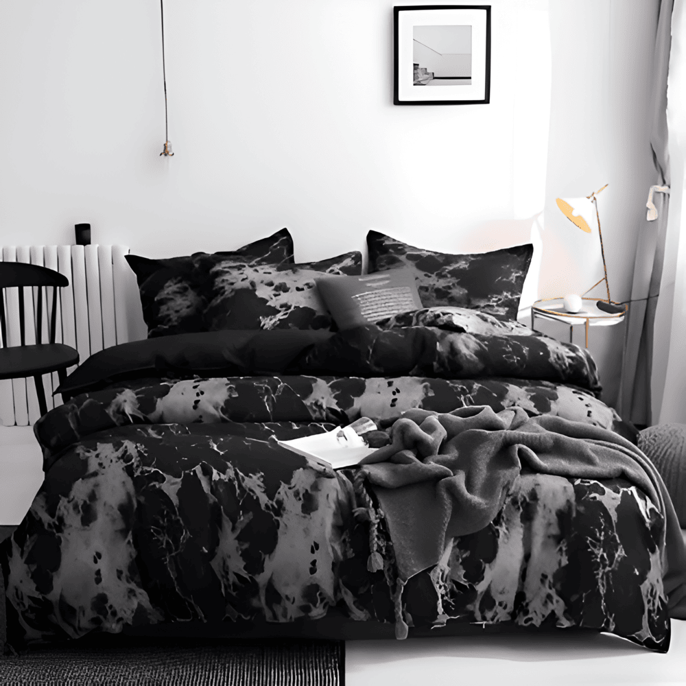 Bedding 155x220 Marble | Luxurious 3-piece Set