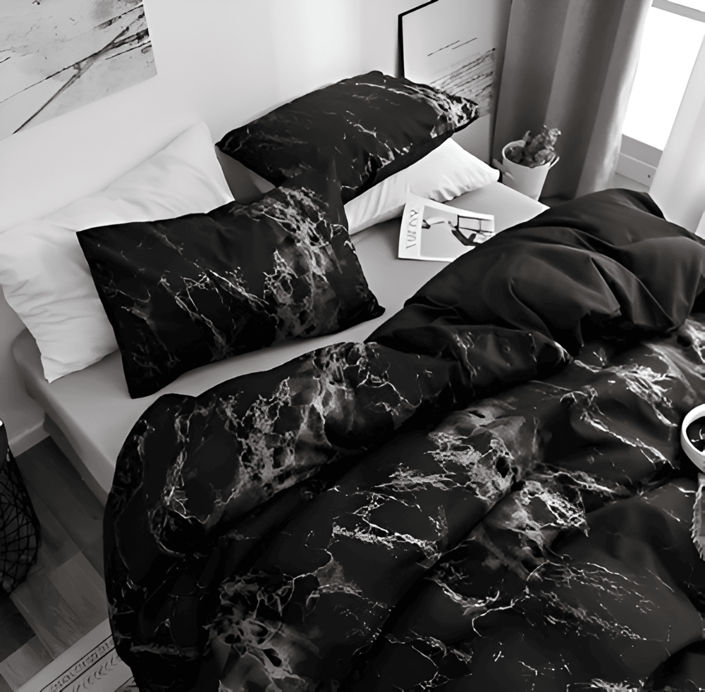 Bedding 155x220 Marble | Luxurious 3-piece Set
