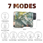 Laser Distance Meter TERRAVIEW 1000 | Up to 1000 m range | Camouflage design | Waterproof & Rechargeable | For hunting & outdoor