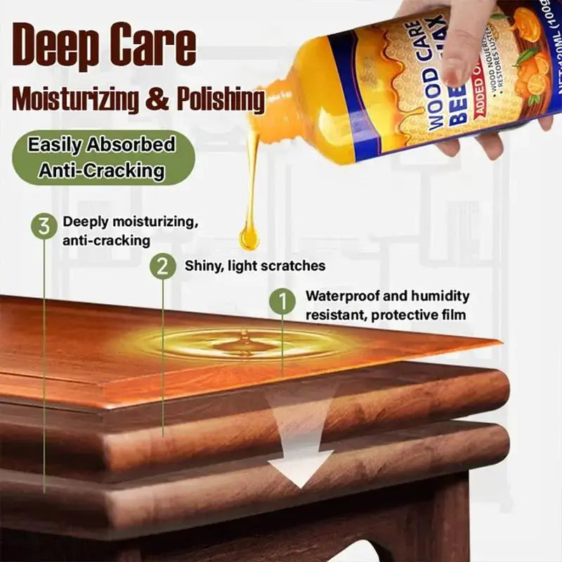Beeswax Wood Balm with Orange Oil – Natural Care & PRedection