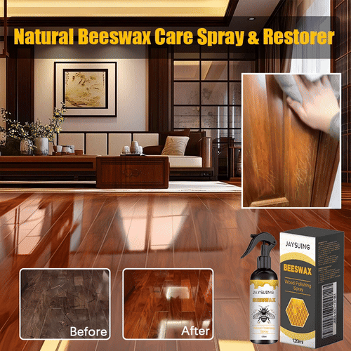 Beeswax Wood Care Spray – Natural Furniture Care with Long-Lasting Shine
