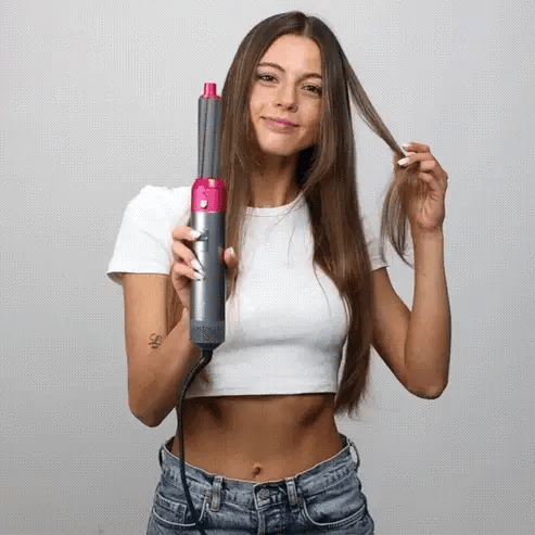 5-in-1 Hair Styler | Auto Curler, Blow Dryer & Flat Brush for All Hair Types at Home