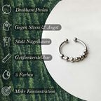 Calm – Anxiety Ring with Pearls - Anti Stress & Anti Anxiety