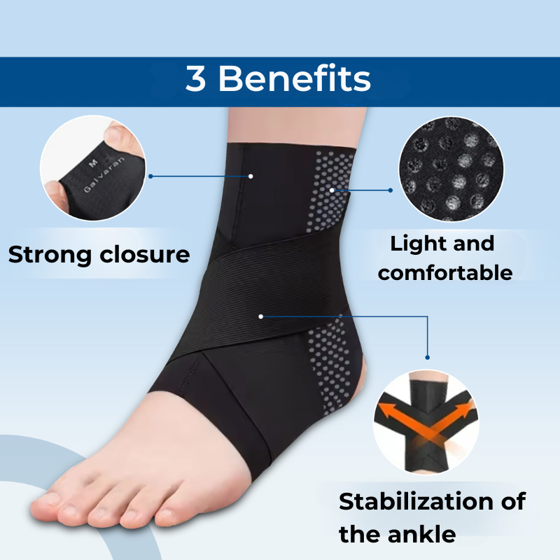Ankle Support Brace | Lightweight, Comfortable & Designed for Athletes in Sports Shoes
