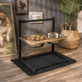 Ergonomic Feeding Station made of Stainless Steel for Large & Medium Dogs