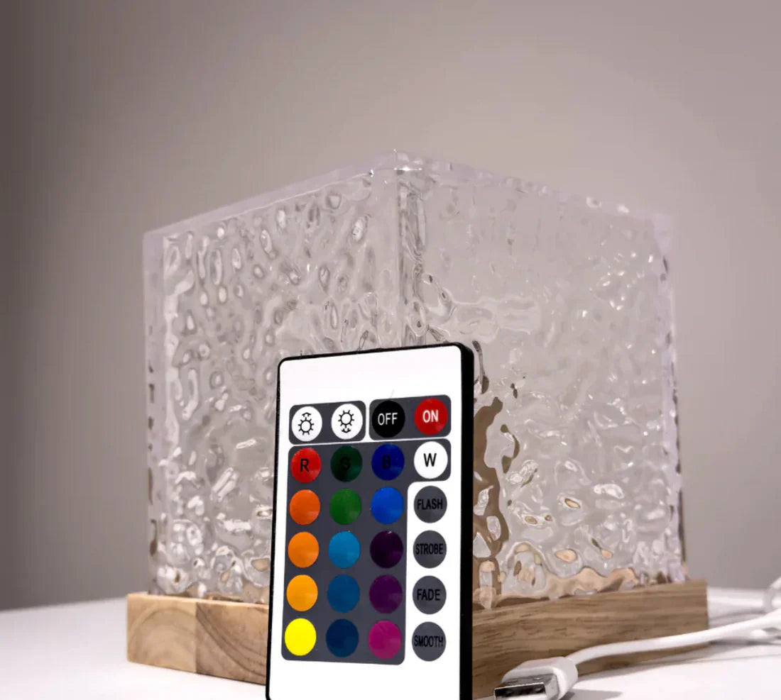 AuroraGlow Northern Lights Lamp – 16 Colour LED Mood Light with Remote