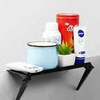 Monitor shelf with phone stand – Organization without drilling and tools