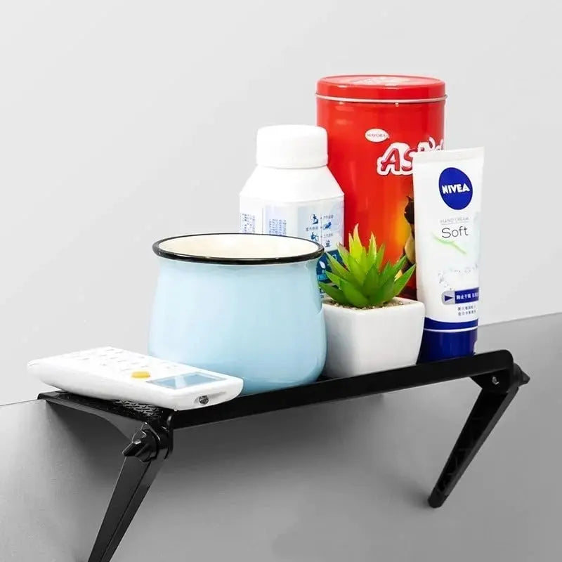 Monitor shelf with phone stand – Organization without drilling and tools