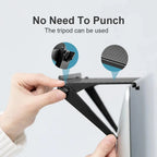 Monitor shelf with phone stand – Organization without drilling and tools