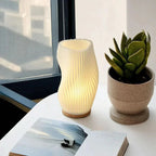 Wavecrest Lamp – Sleek USB-Powered Dimmable Table Lamp