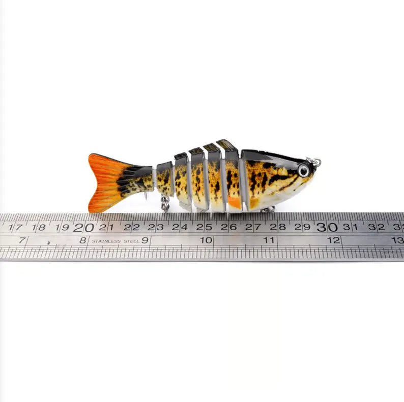 Bionic fishing lure with realistic swimming motion