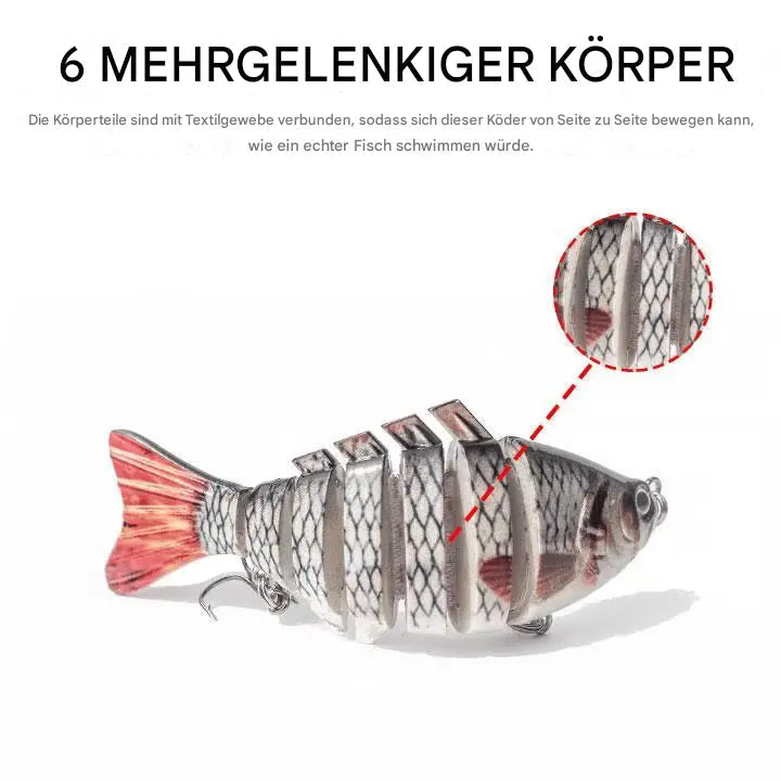 Bionic fishing lure with realistic swimming motion