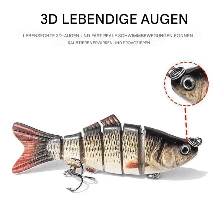 Bionic fishing lure with realistic swimming motion