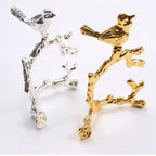 Bird & Flower Napkin Rings - 4 Pieces