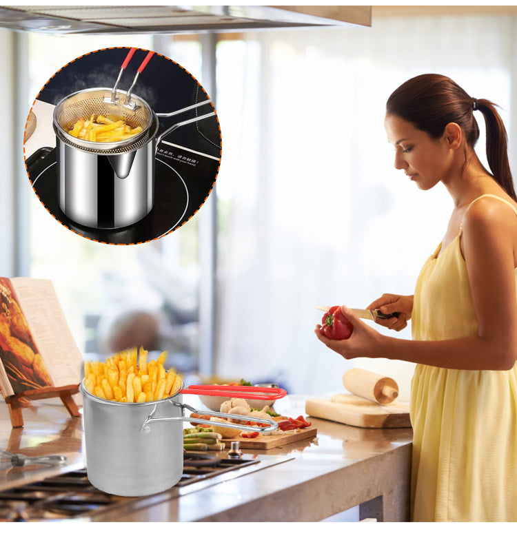 CookPro - Compact Fryer Set with Oil Saving Button