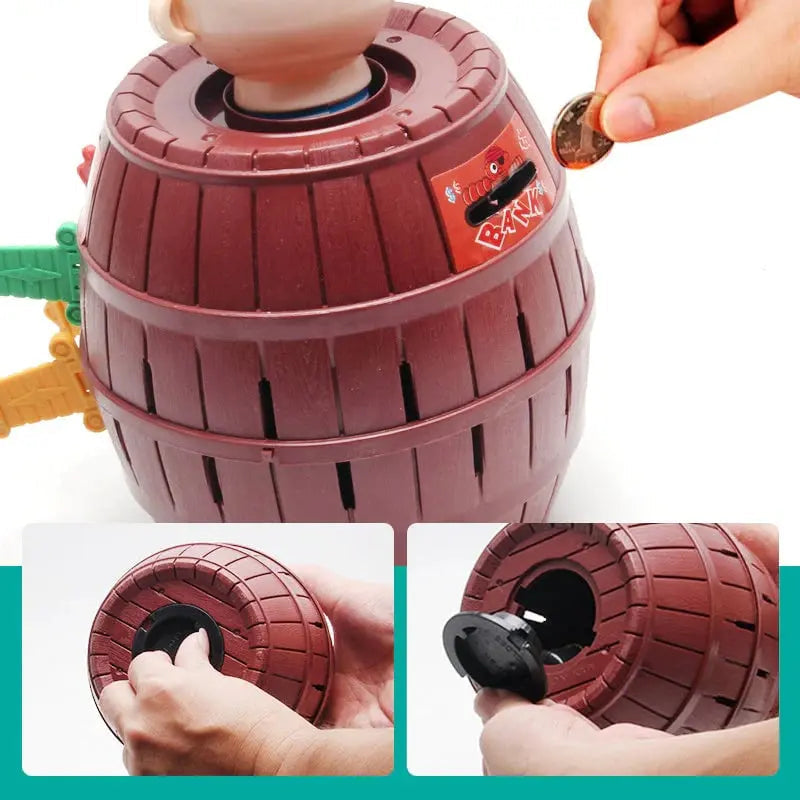 Black Beard Lucky Skewers – For Drinking Games, Parties & Family Evenings