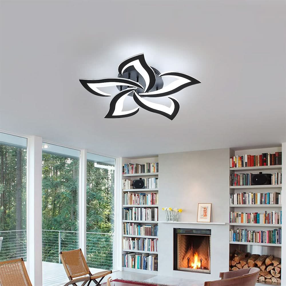 Modern Flower-Shaped LED Ceiling Light for Home Décor