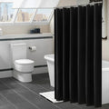 Black shower curtains