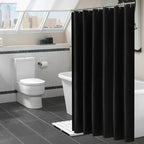 Black shower curtains