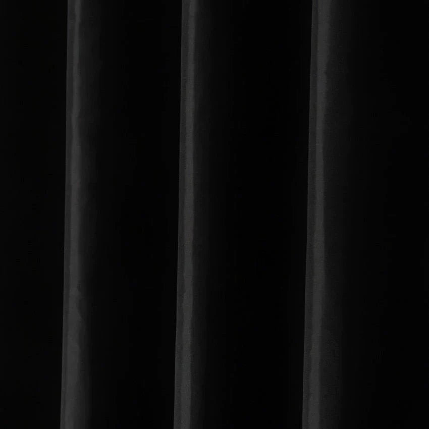 Black shower curtains