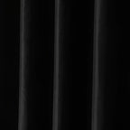 Black shower curtains