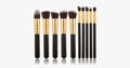 10-piece handcrafted Kabuki brush set – Blend makeup stylishly