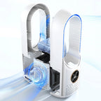 Bladeless Portable Fan | Ultra-Quiet, Ergonomic Design & Ideal for Home and Office Use