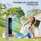 CoolBreeze Mini – Portable bladeless tower fan with USB charging function