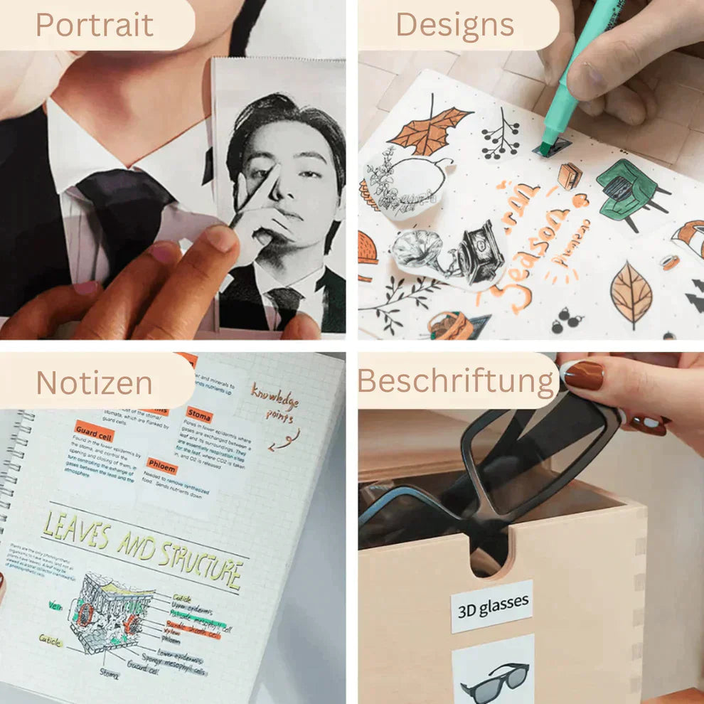 Mini Wireless Pocket Printer – Portable Bluetooth Thermal Printer for Photos, Labels & Notes