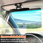 Glare-free driving visor – Against sunlight & winter glare