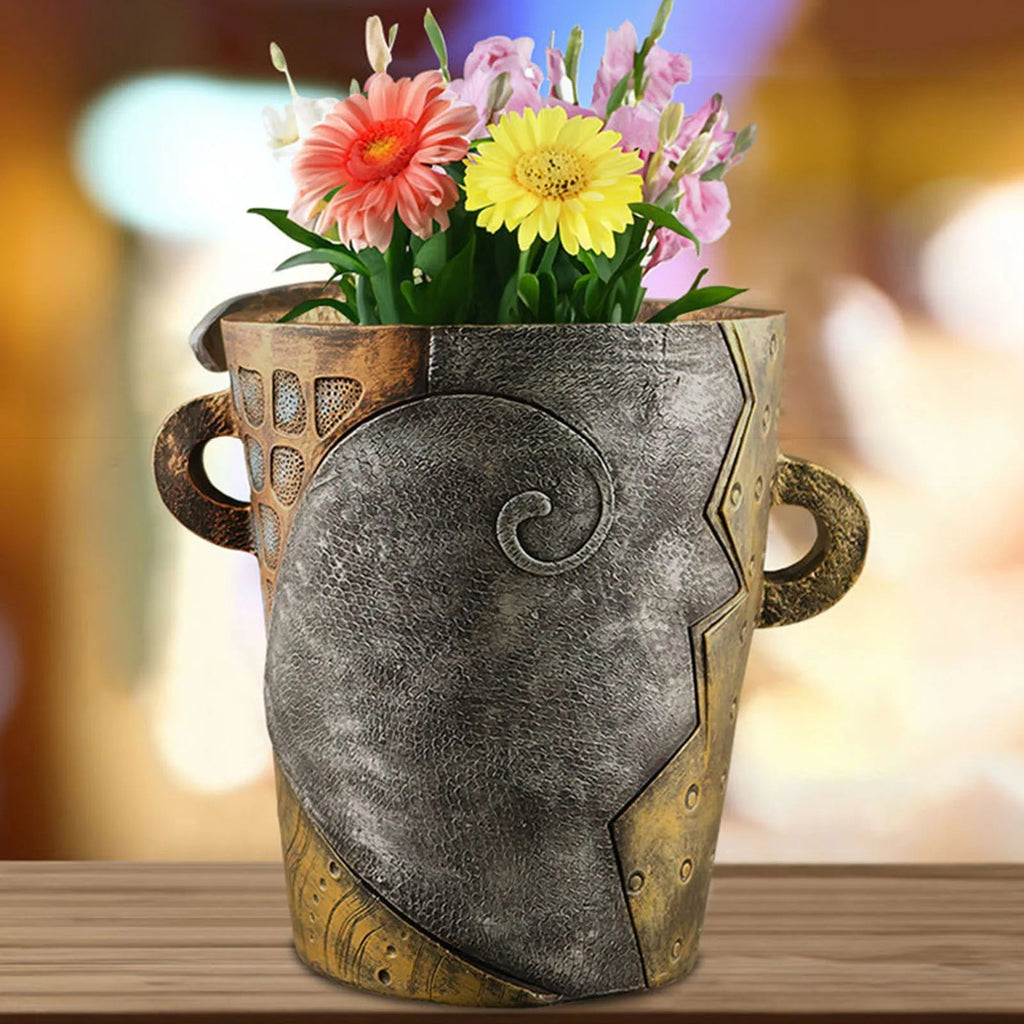 Stylish Abstract Art Flower Pot Ornaments - RetroVisage