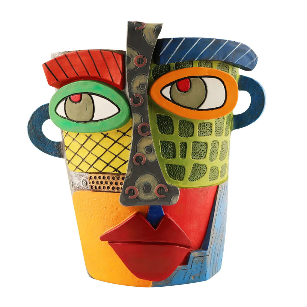 Stylish Abstract Art Flower Pot Ornaments - RetroVisage