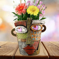 Stylish Abstract Art Flower Pot Ornaments - RetroVisage