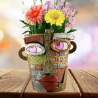 Stylish Abstract Art Flower Pot Ornaments - RetroVisage