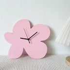 BloomTime | Wall Clock Modern 30 cm Colorful Wood