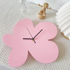 BloomTime | Wall Clock Modern 30 cm Colorful Wood