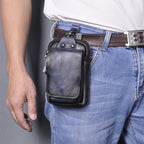 Elegant Leather Hip Pouch for Men