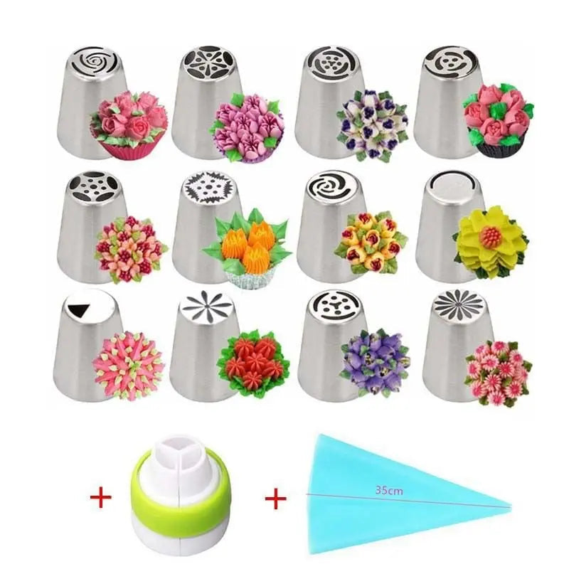 Flower Spray Nozzle Set – Effortless Cake Decoration