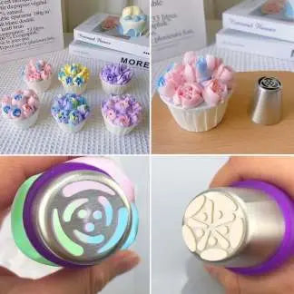 Flower Spray Nozzle Set – Effortless Cake Decoration